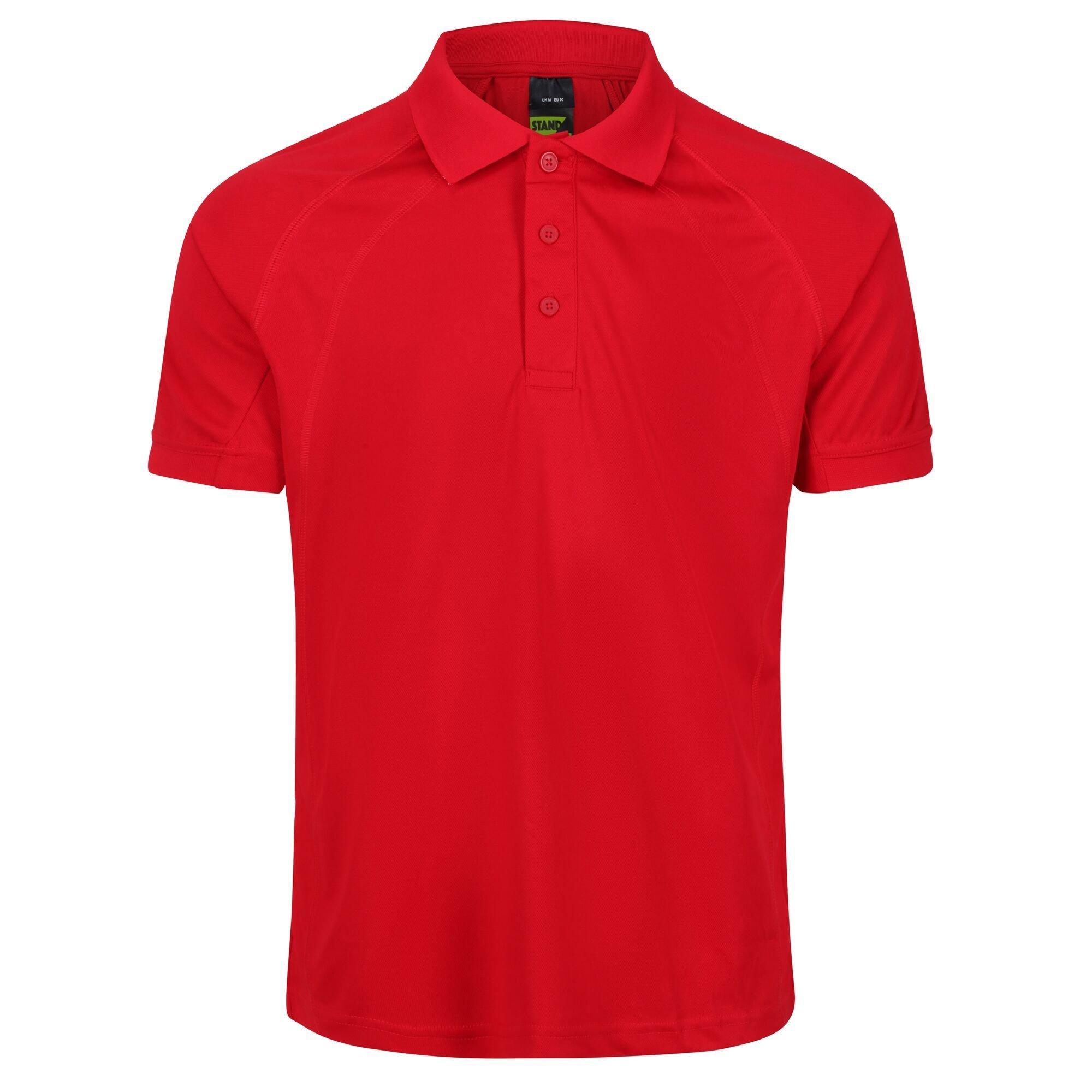 Image of Professionell Poloshirt, Kurzärmlig Herren Rot Bunt 3XL