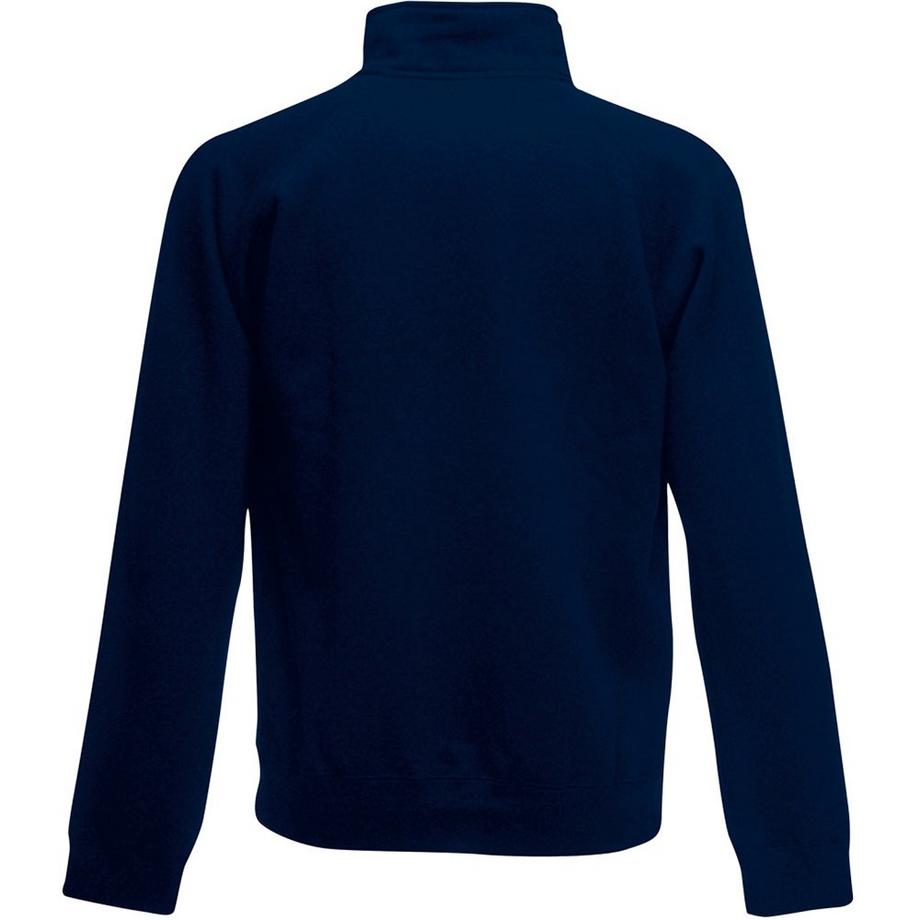 Fruit of the Loom Zip Neck Sweatshirt Top  