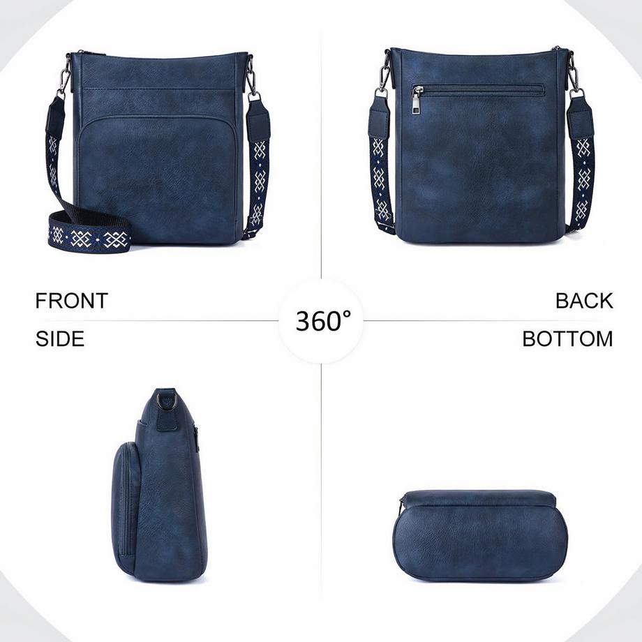 Only-bags.store Mittelgroße Umhängetasche mit Reißverschluss  