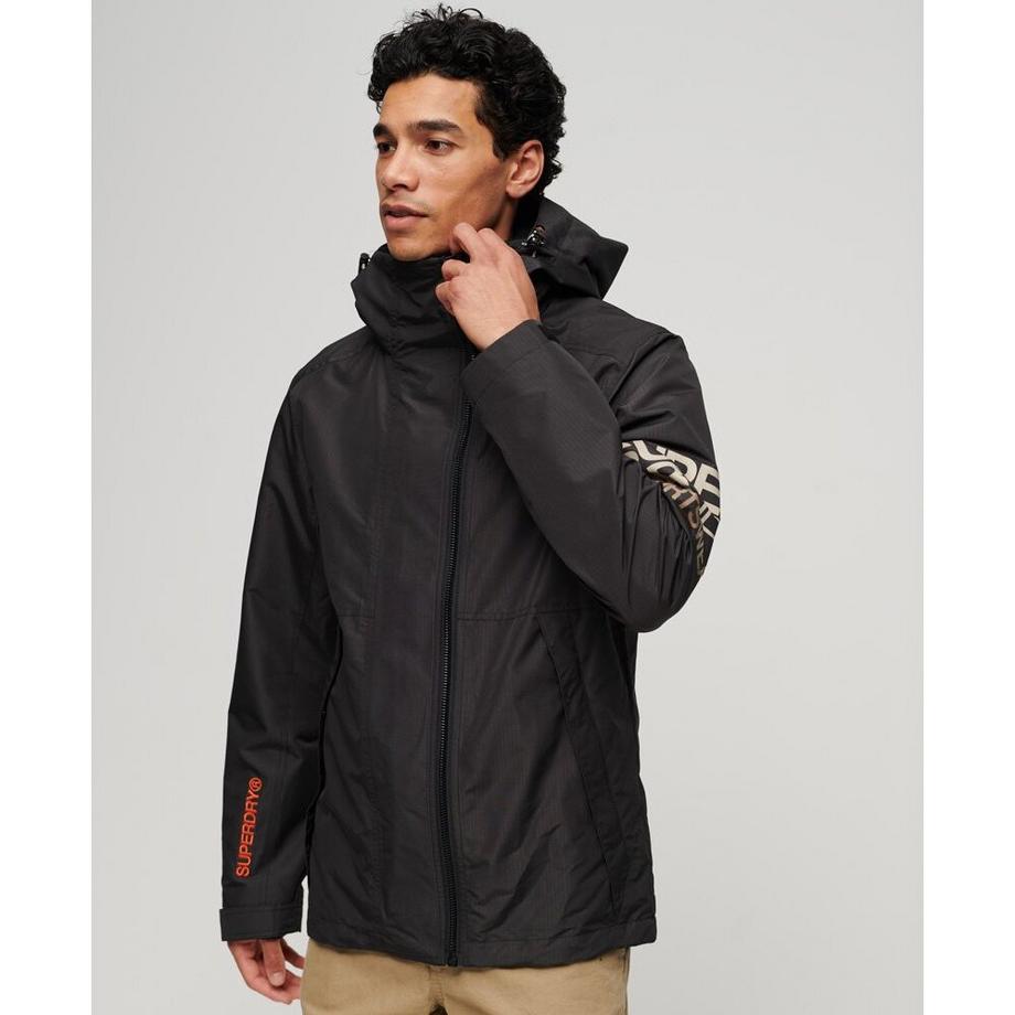 Superdry Yachter SD Windbreaker Veste de Pluie à Capuche  