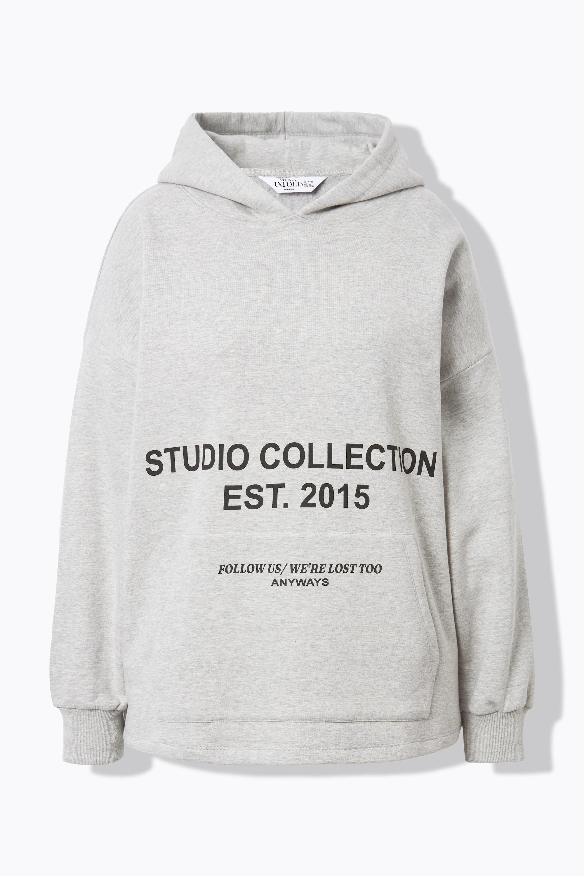 Studio Untold  Hoodie, oversized, Statement, Kängurutasche, Kapuze 