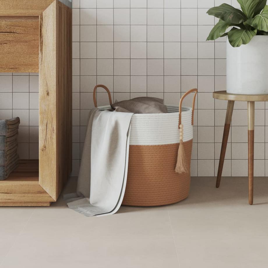 VidaXL Panier de rangement coton  