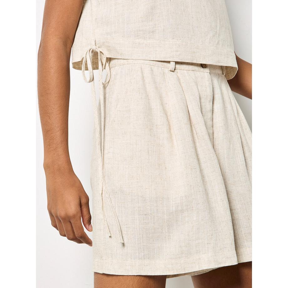 APRICOT Misto Lino Crop Top  