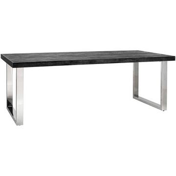 Table à manger Blackbone noir argent 220