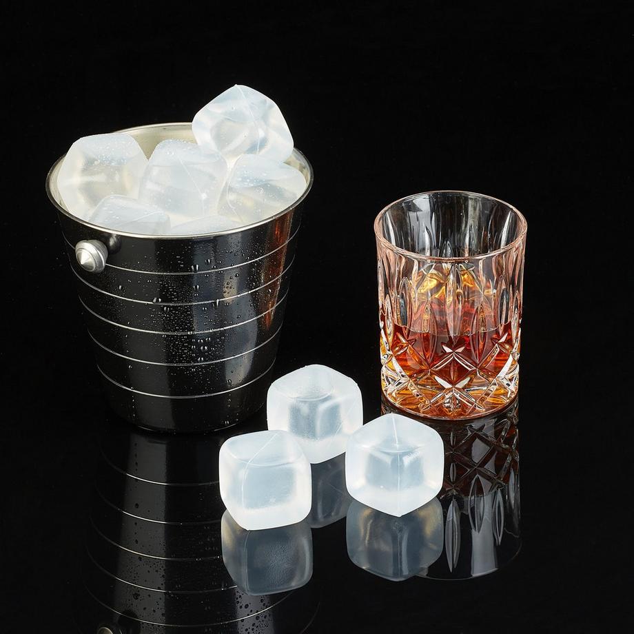 B2X Wiederverwendbare Eiswürfel, 24er-Pack  