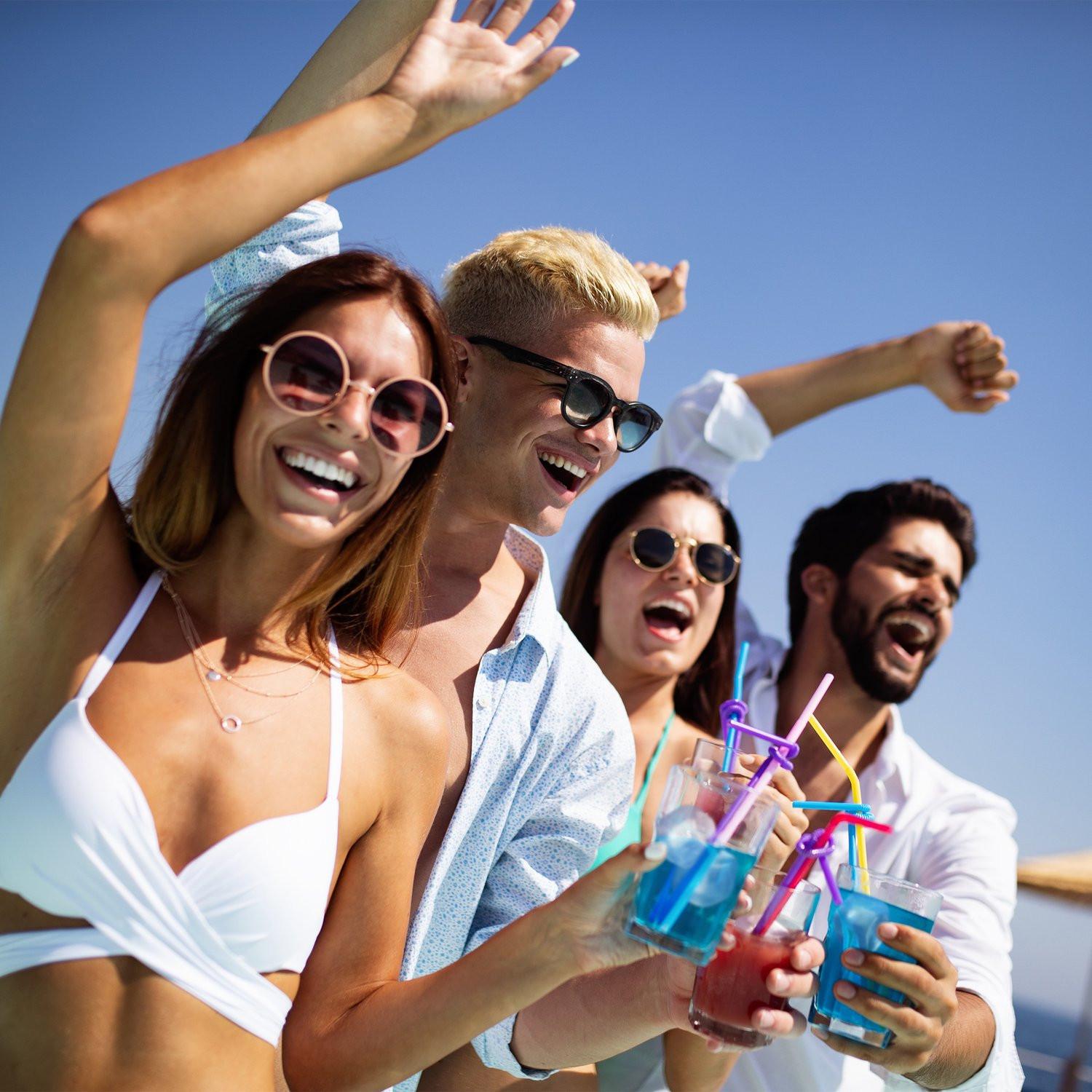 B2X Wiederverwendbare Eiswürfel, 24er-Pack  