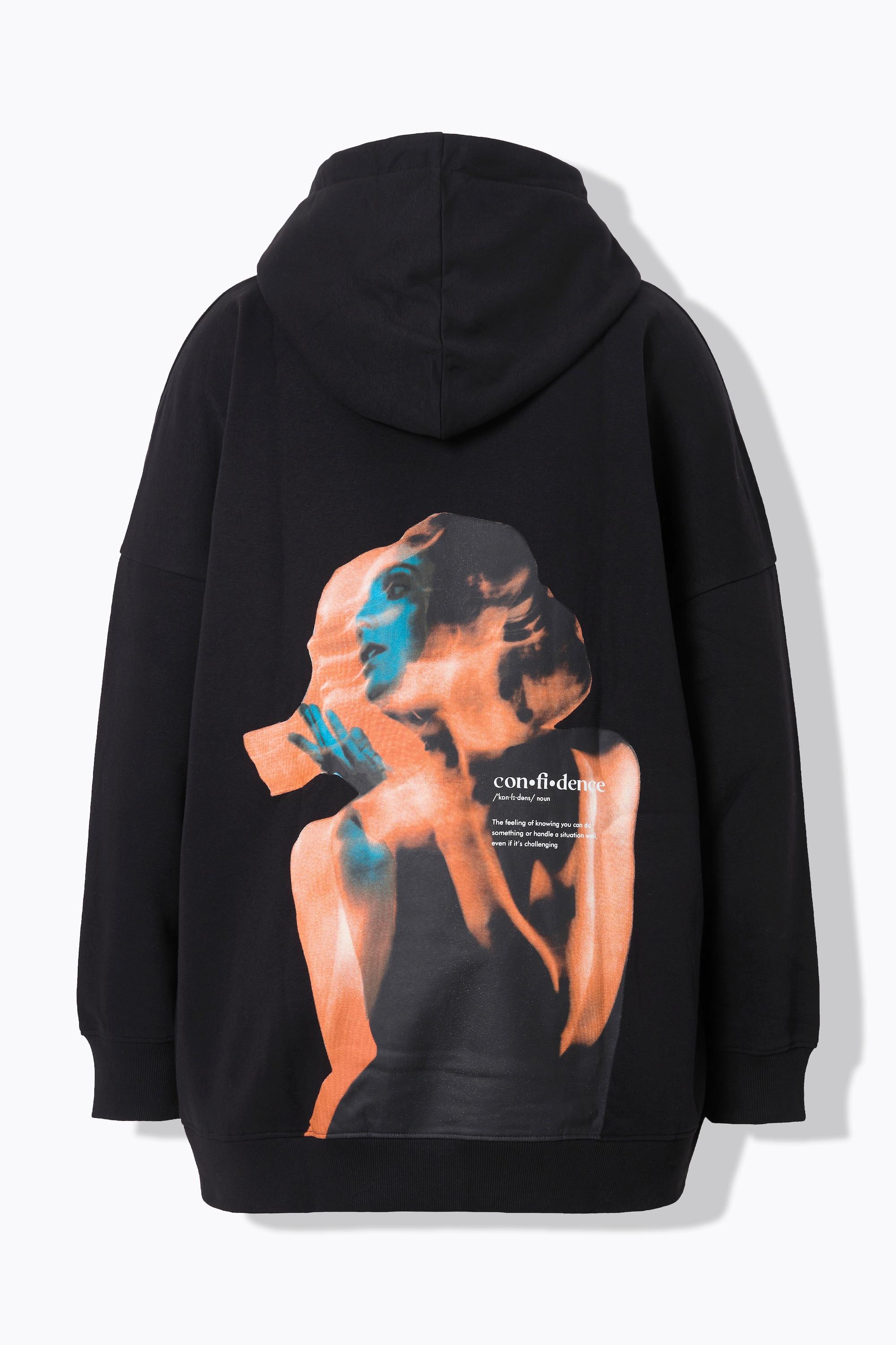 Studio Untold  Hoodie, oversized Shape, Rückenprint 