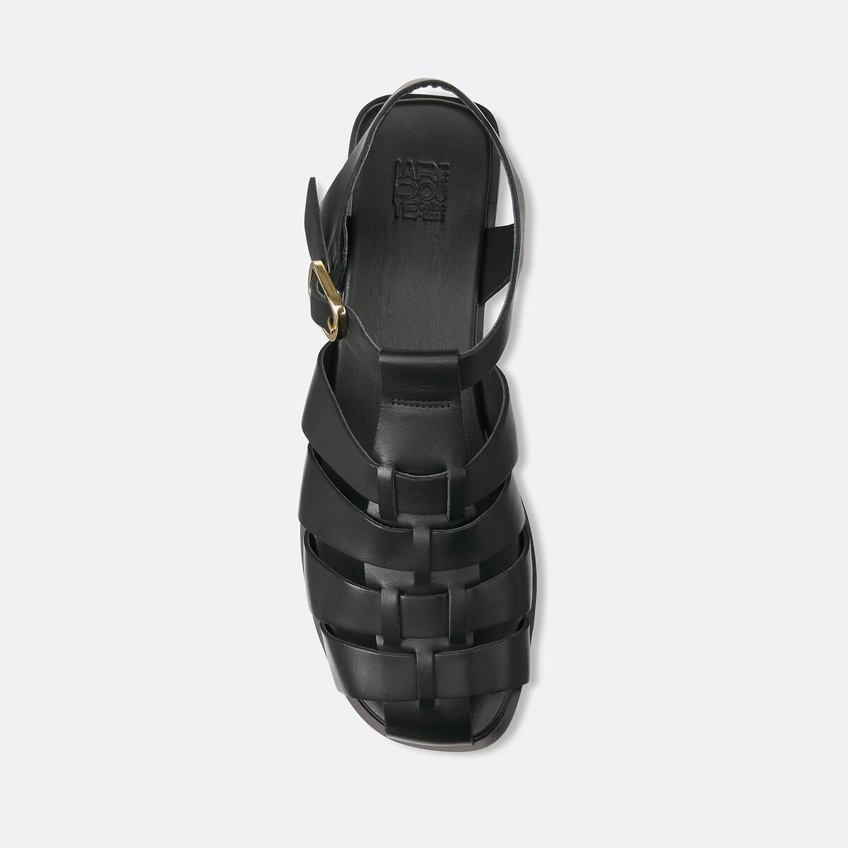 La Redoute Collections  Sandales fermées en cuir 