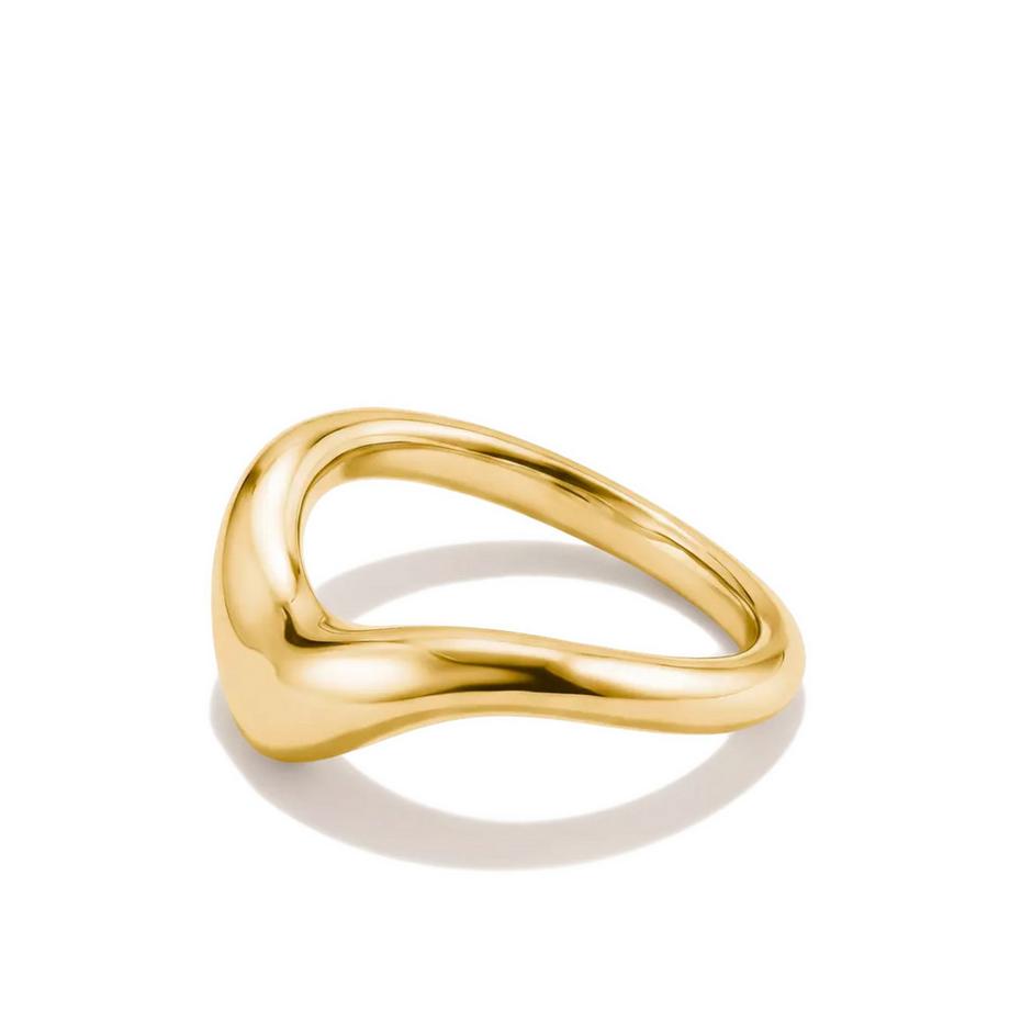 Thomas Sabo  Bague Plaquée  au Design Courbé et Fluide 