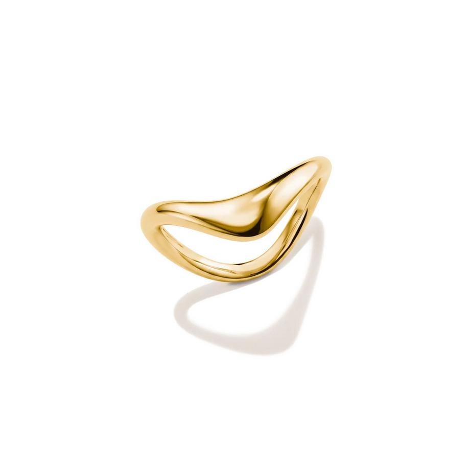 Thomas Sabo  Bague Plaquée  au Design Courbé et Fluide 