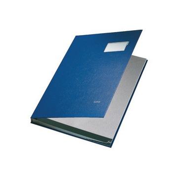 LEITZ Unterschriftsmappen 57010035 blau 10 Fächer