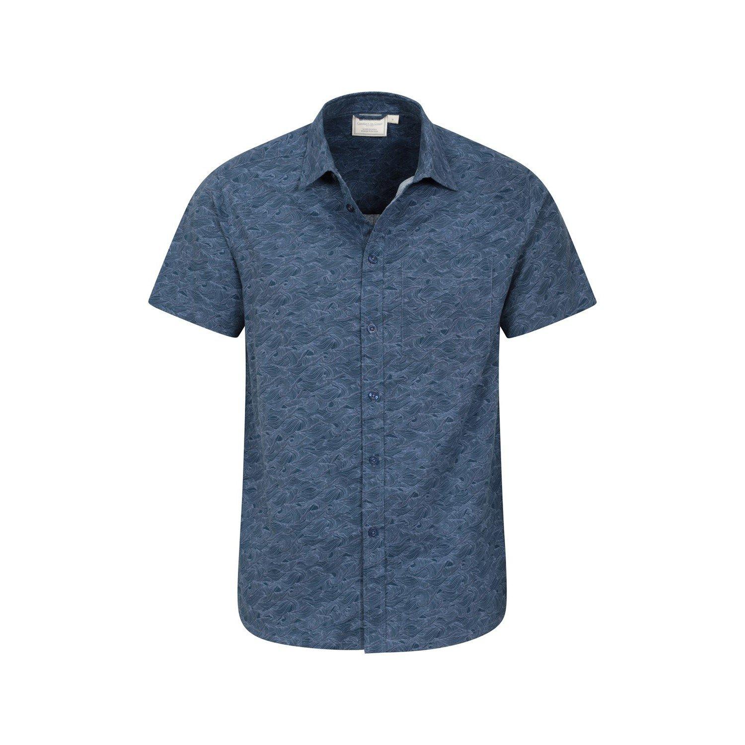 Mountain Warehouse Kurzärmliges bedrucktes Button-Down-Hemd  