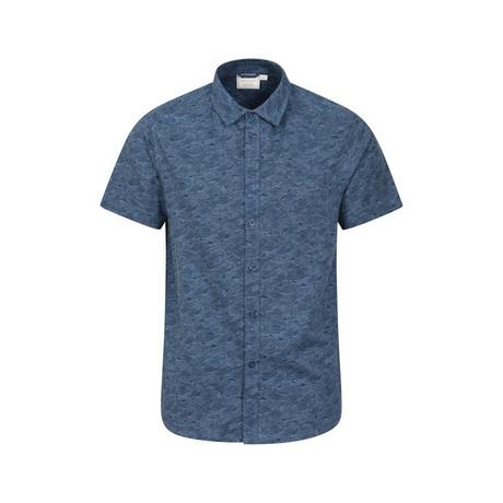 Mountain Warehouse Kurzärmliges bedrucktes Button-Down-Hemd  