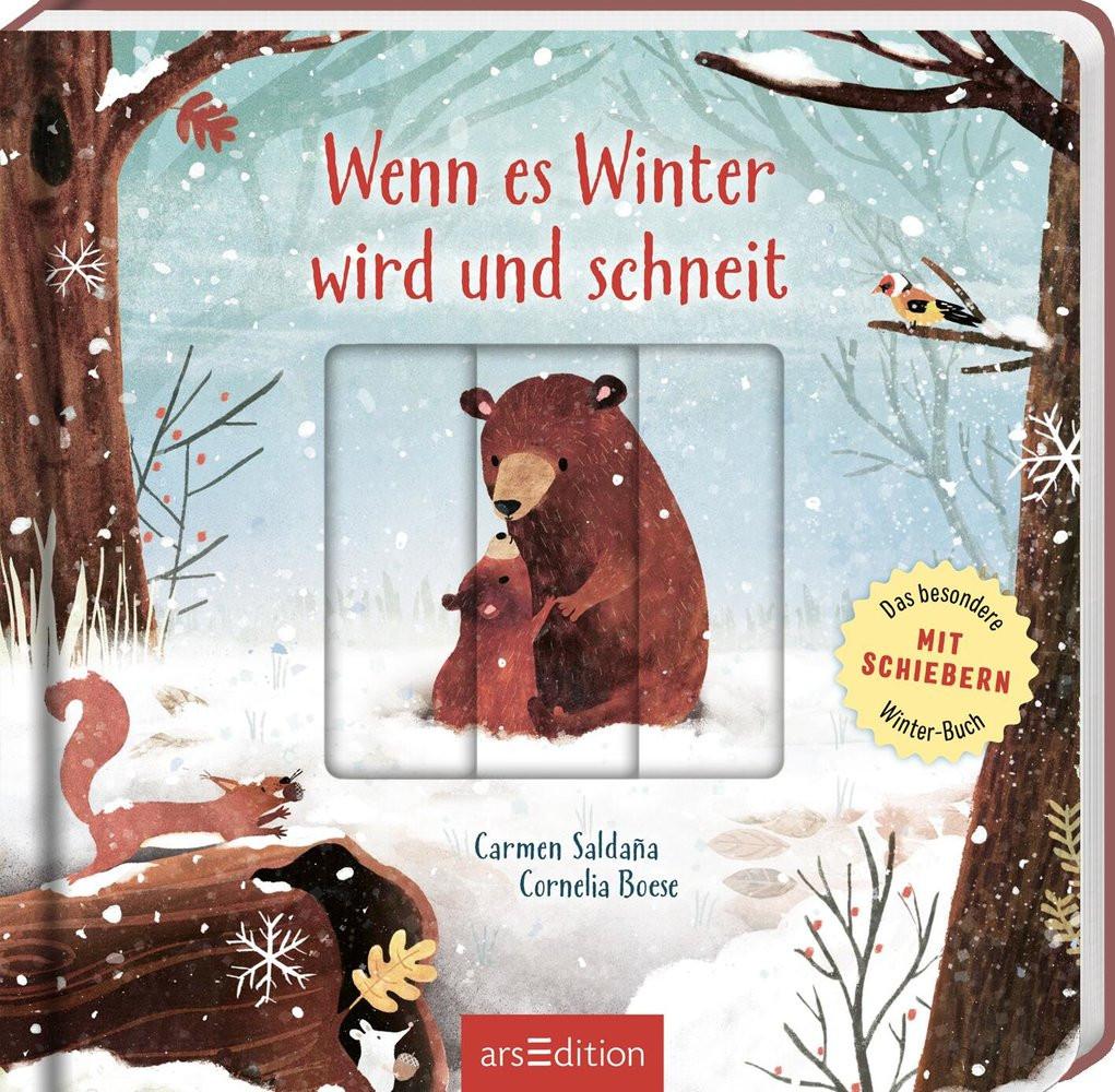 Wenn es Winter wird und schneit Boese, Cornelia; Saldaña, Carmen (Illustrationen) Copertina rigida 