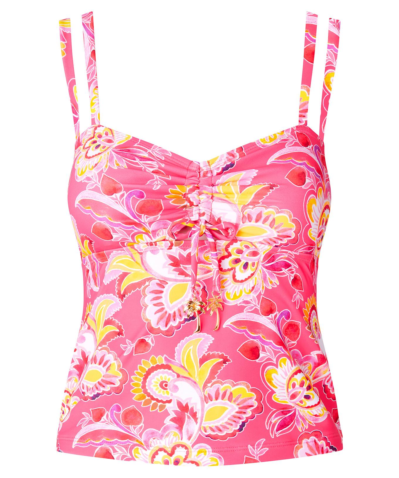 Joe Browns  Tankini-Oberteil mit doppeltem Träger und recyceltem Paisley-Muster 