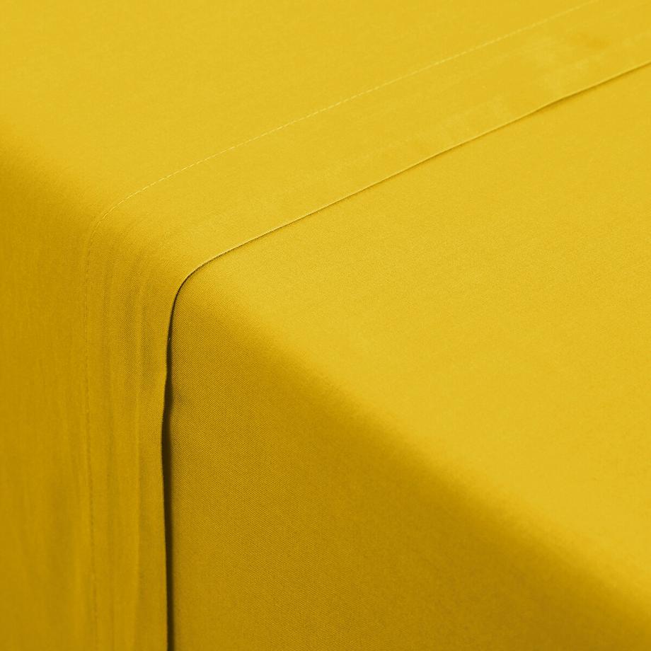 La Redoute Intérieurs Scenario Drap Plat en Coton Lavé  