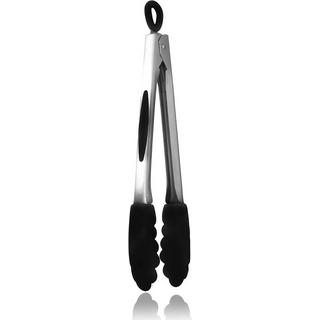 mastrad  Pince de cuisine en silicone noir 