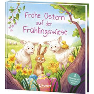 Frohe Ostern auf der Frühlingswiese Loewe Ostern (Hrsg.) Gebundene Ausgabe 