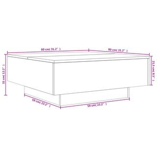 VidaXL Couchtisch holzwerkstoff  