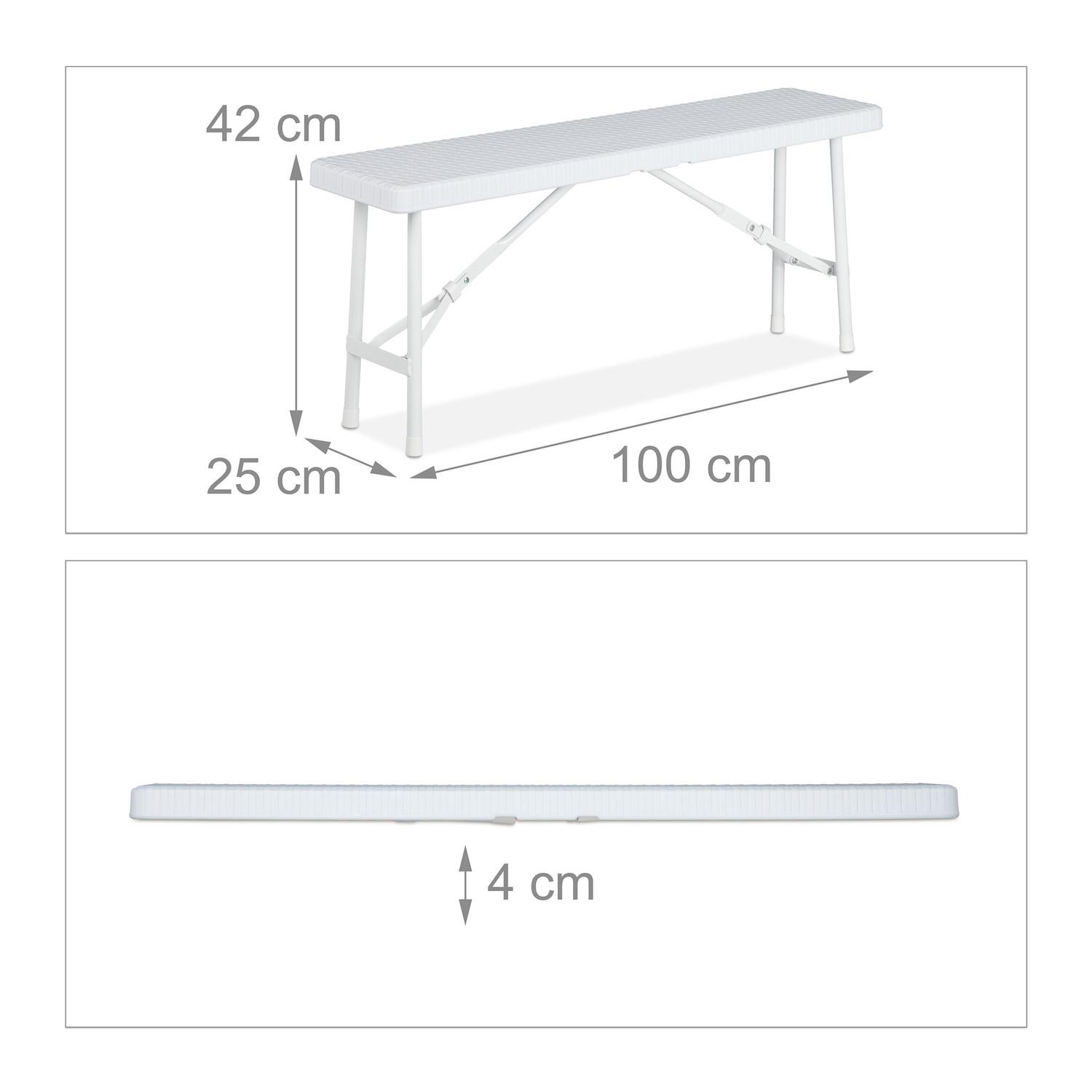 Northix Ensemble de 2 bancs de pique-nique  