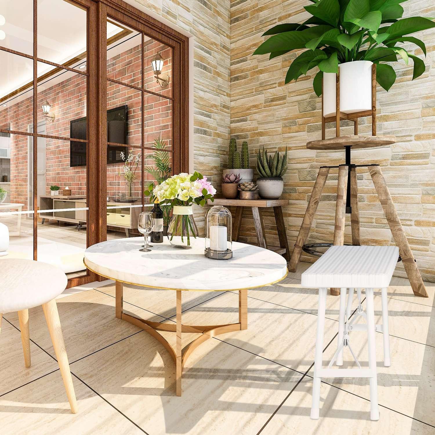 Northix Ensemble de 2 bancs de pique-nique  