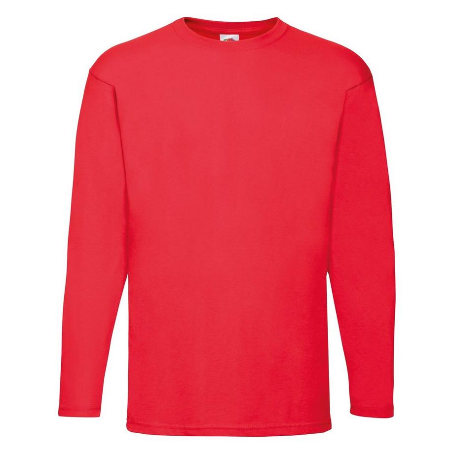 Fruit of the Loom Langarm Rundhals T-Shirt  