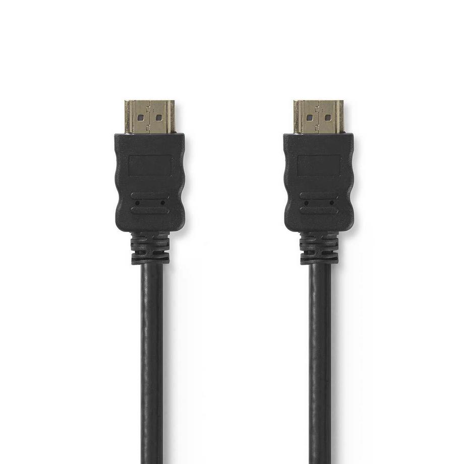 High Speed HDMI™ Kabel mit Ethernet | HDMI™ Stecker | HDMI™ Stecker | 4K@30Hz | 18 Gbps | 40.0 m | Rund | PVC | Schwarz | Tag