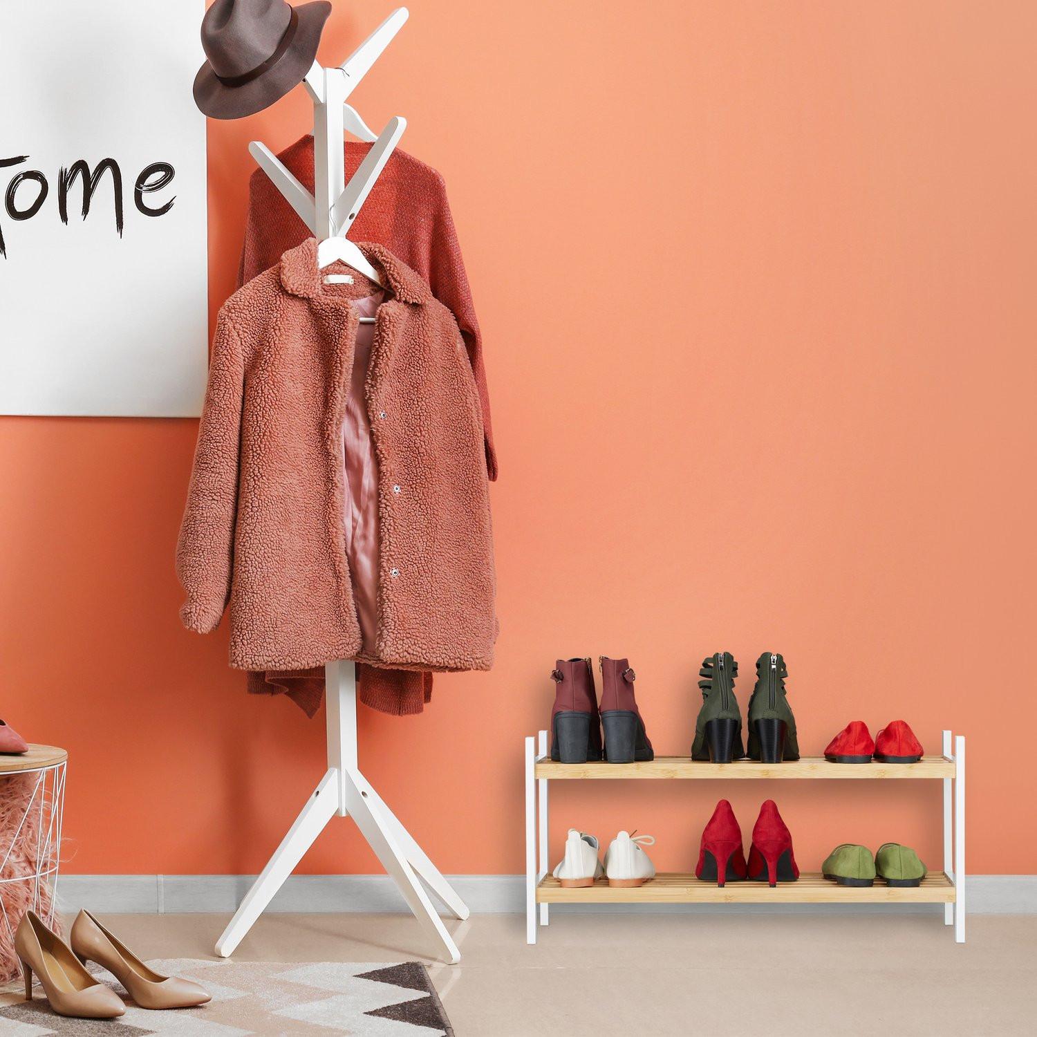 B2X Scarpiera in tessuto con 8 scomparti  