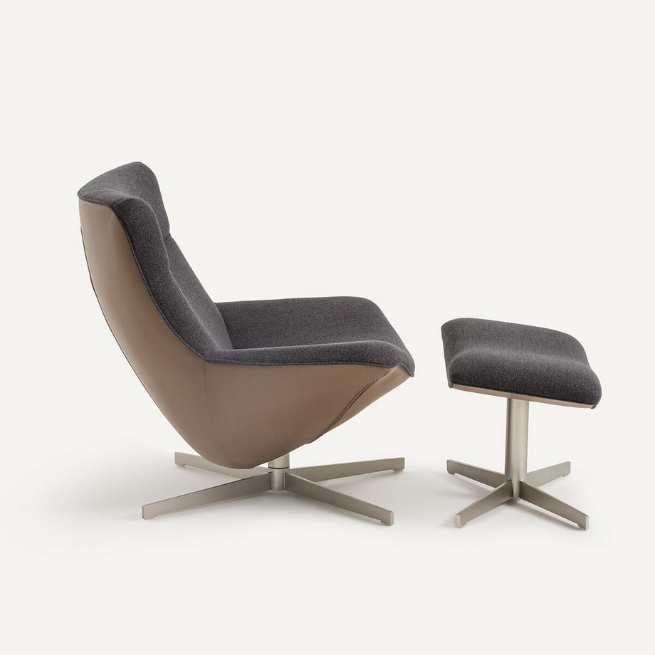 AM.PM Relax-Drehsessel mit Fussstütze Wesley  