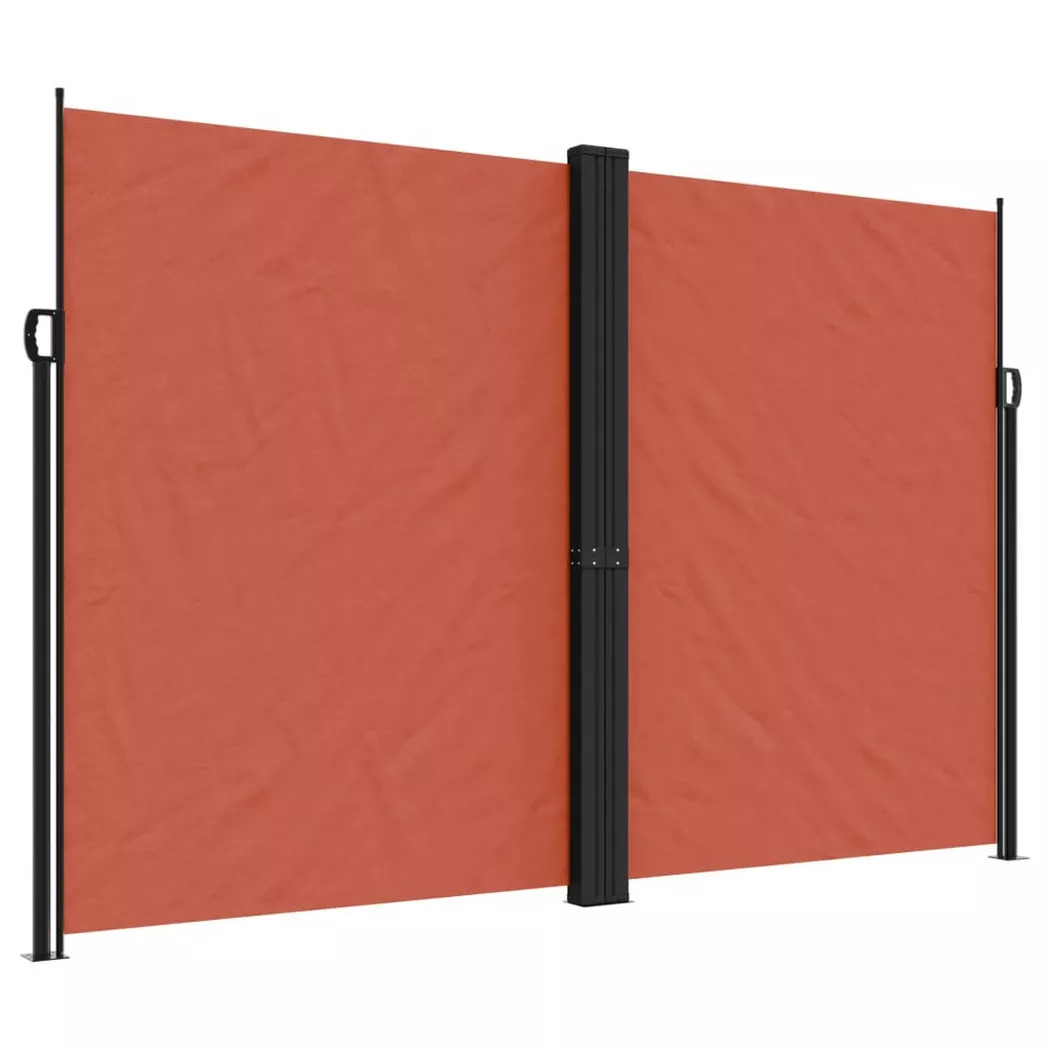 VidaXL - tenda da sole laterale retrattile, One Size, Arancione