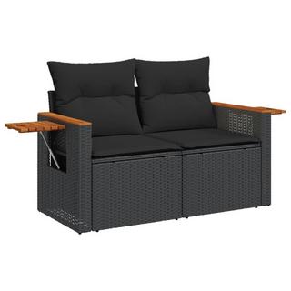 VidaXL set divano da giardino Polirattan  