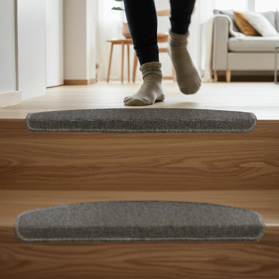 Northix Abgerundete Treppenstufen, 15er-Set  