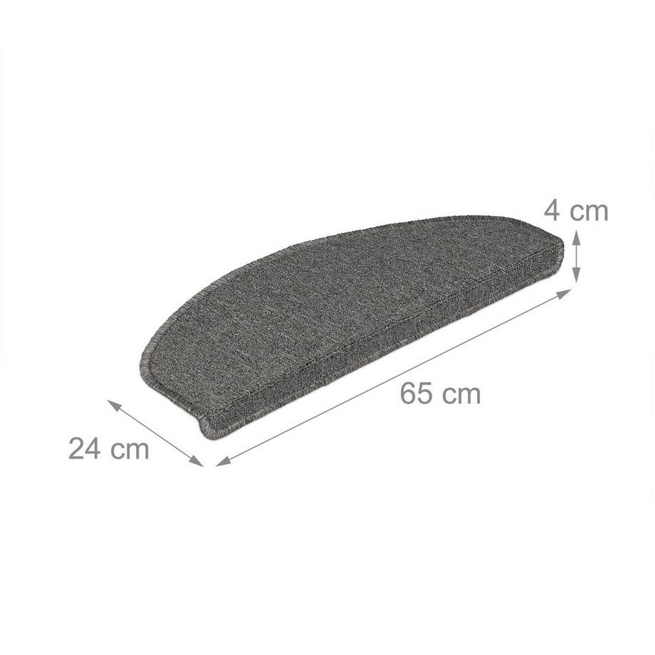 Northix Abgerundete Treppenstufen, 15er-Set  