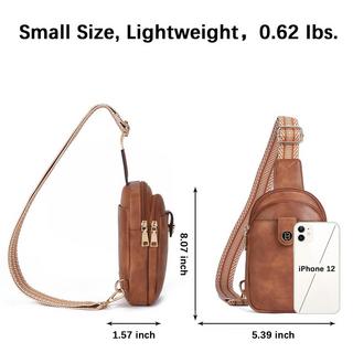 Only-bags.store Brusttasche Schulterrucksack Sling Bags Kleine Umhängetasche Umhängetasche PU-Leder Gürteltasche Stilvoll Brusttasche Schulterrucksack Sling Bags Kleine Umhängetasche Umhängetasche PU-Leder Gürteltasche Stilvoll 