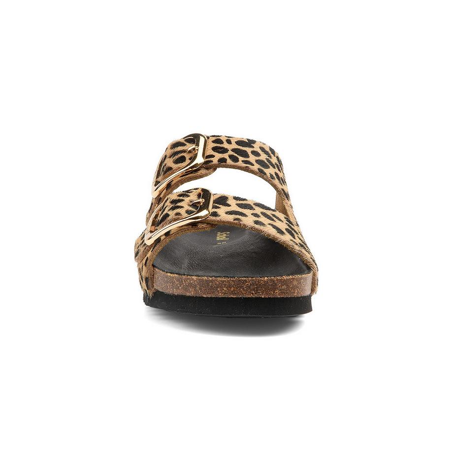 Scholl Noelle Leopard Print Sandalen  