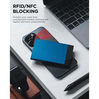 Only-bags.store Metall RFID NFC Schutz Slim Automatisches Pop Up Kartenetui  