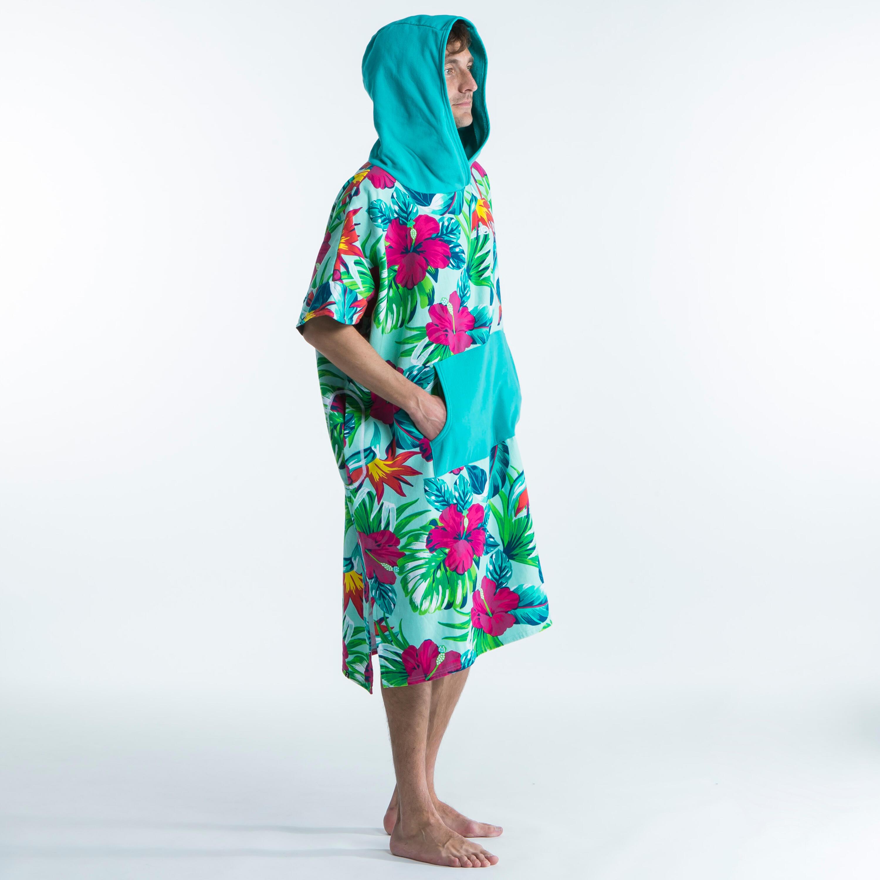 DECATHLON 500 BORA Poncho Fleuri  