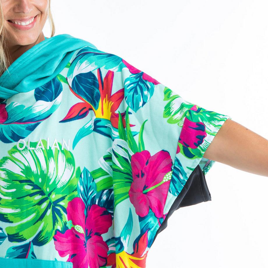 DECATHLON 500 BORA Blumen Poncho  
