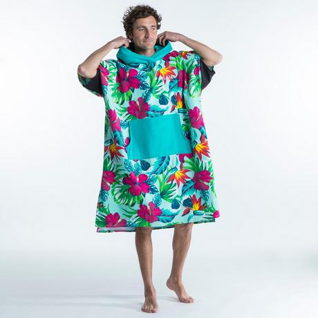 DECATHLON 500 BORA Poncho Fleuri  