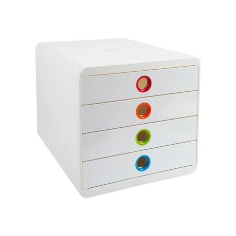 Biella POP-BOX A4+ - Blanc/arlequin  