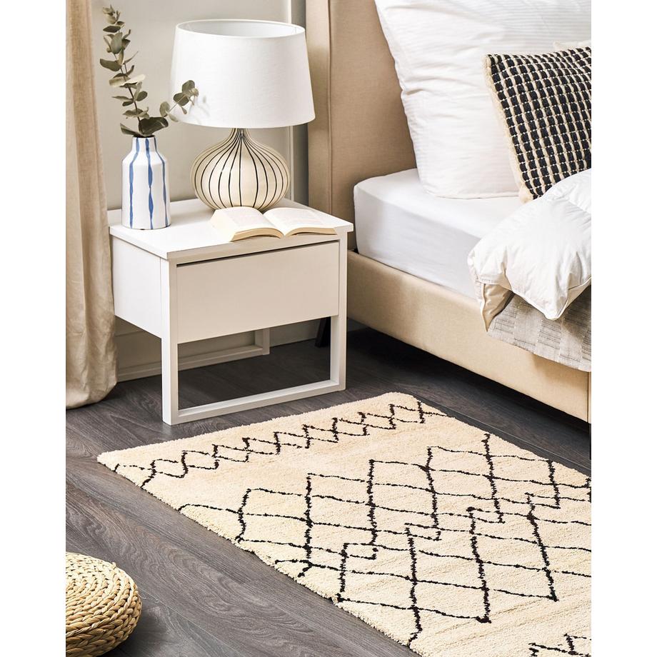 Beliani Tapis en Polyester  HAVSA  