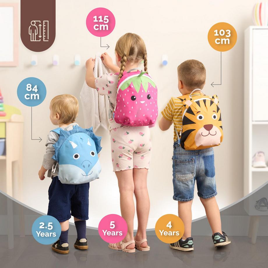 Only-bags.store  Kinderrucksack mit Brustgurt Kindergartenrucksack 