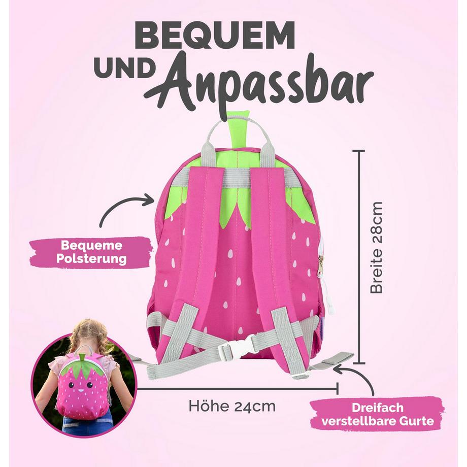 Only-bags.store  Kinderrucksack mit Brustgurt Kindergartenrucksack 