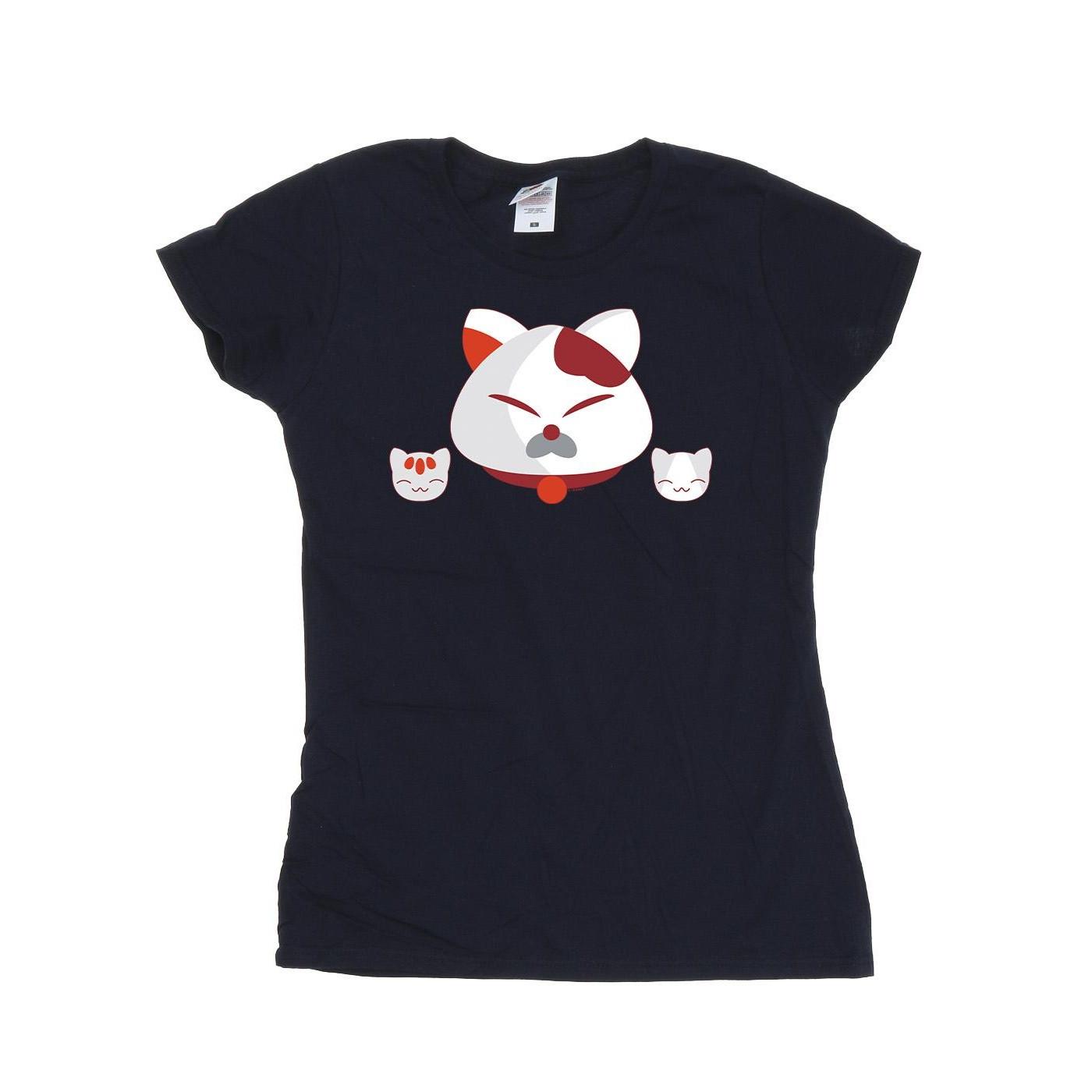 Image of Big Hero 6 Baymax Kitten Heads Tshirt Damen Marine XXL