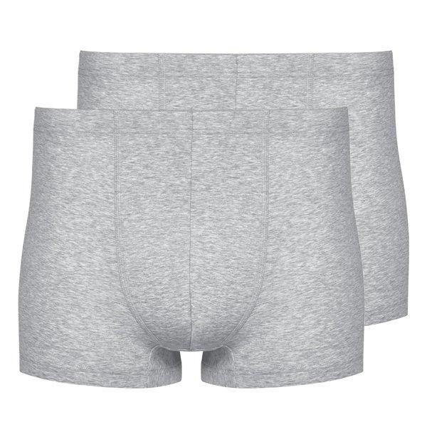 Image of 2er Pack Casual Cotton - Retro Short Pant Herren Grau XL