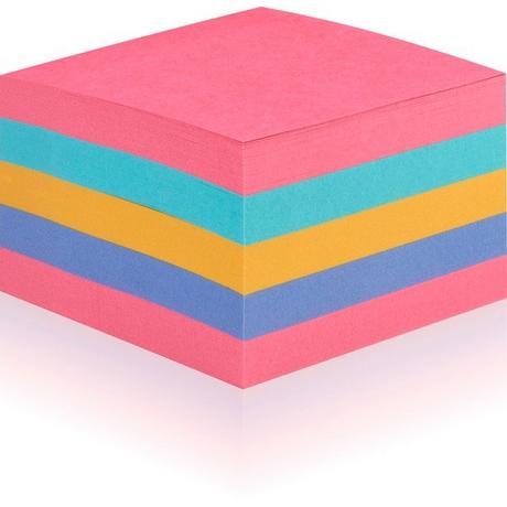 Post it POST-IT Super Sticky Würfel 76x76mm 2028SSRBWC multicolor 440 Blatt  