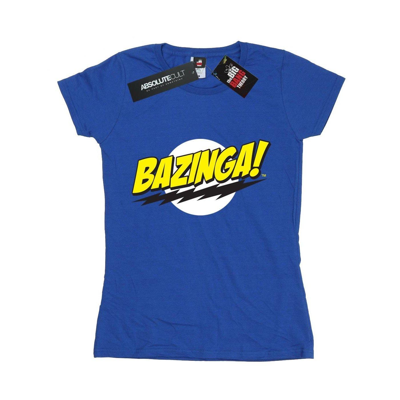 Image of Bazinga Tshirt Damen Königsblau XL