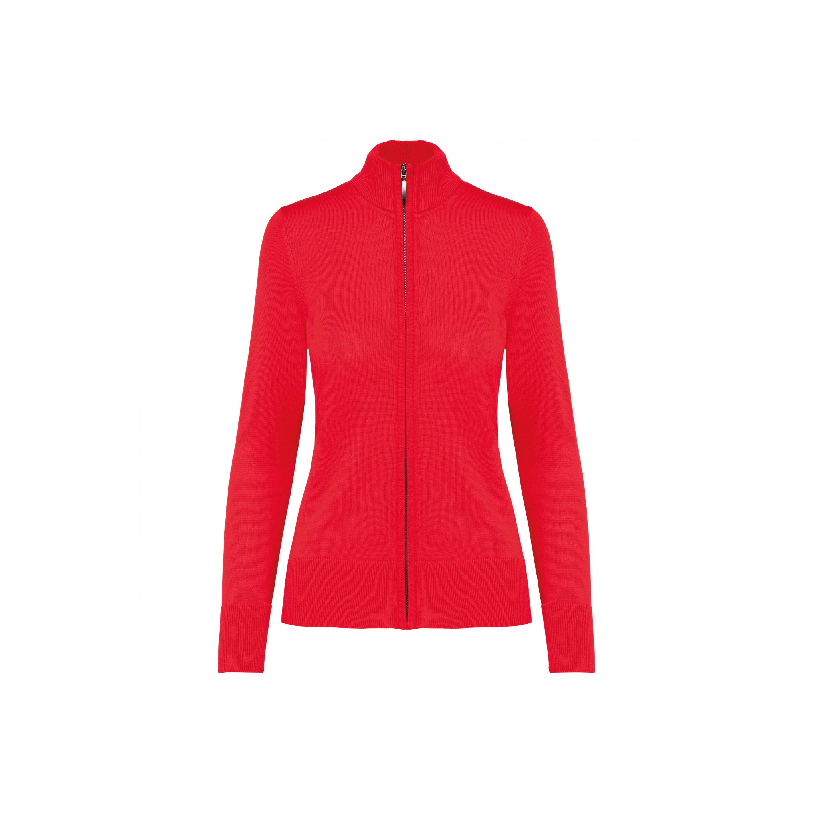 Image of Strickjacke Mit Reißverschluss, Damen Unisex XL