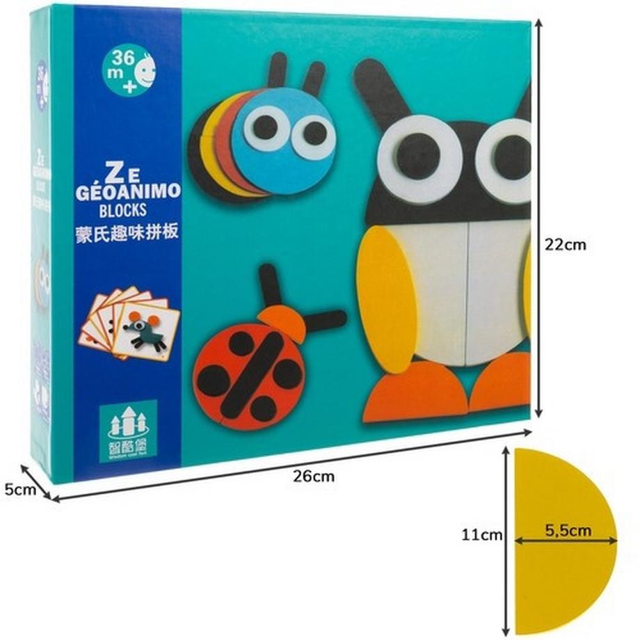 Kruzzel  Puzzle in legno - Puzzle Kruzzel 22426 