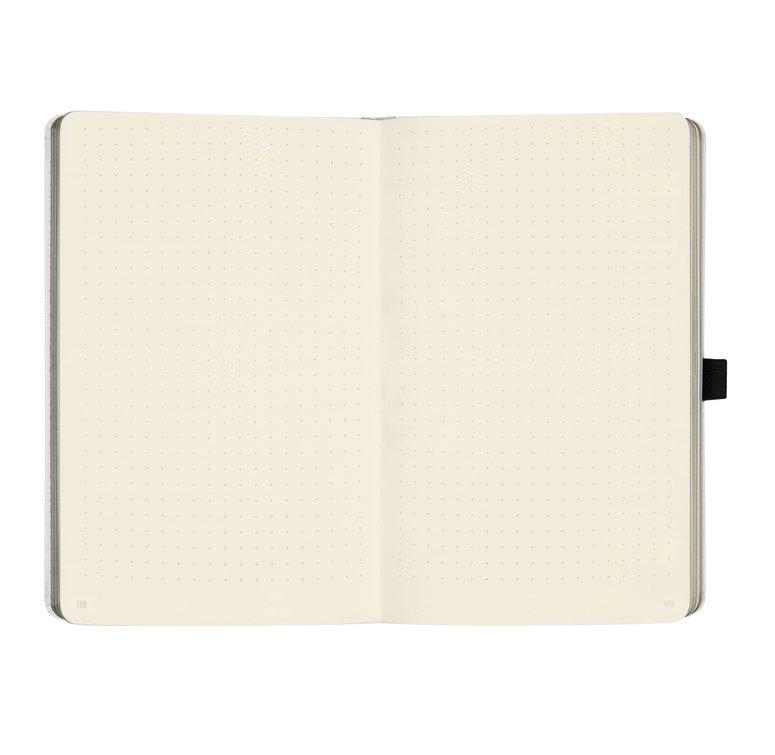 Biella Carnet de notes Kompagnon White Trend 2023, 12,5 x 19,5 cm, pointé  